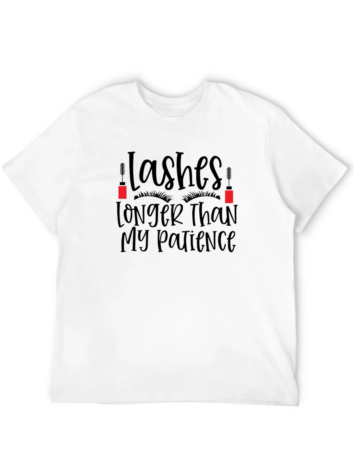 Lashes Longer Than My Patience Graphic Tee product image 11