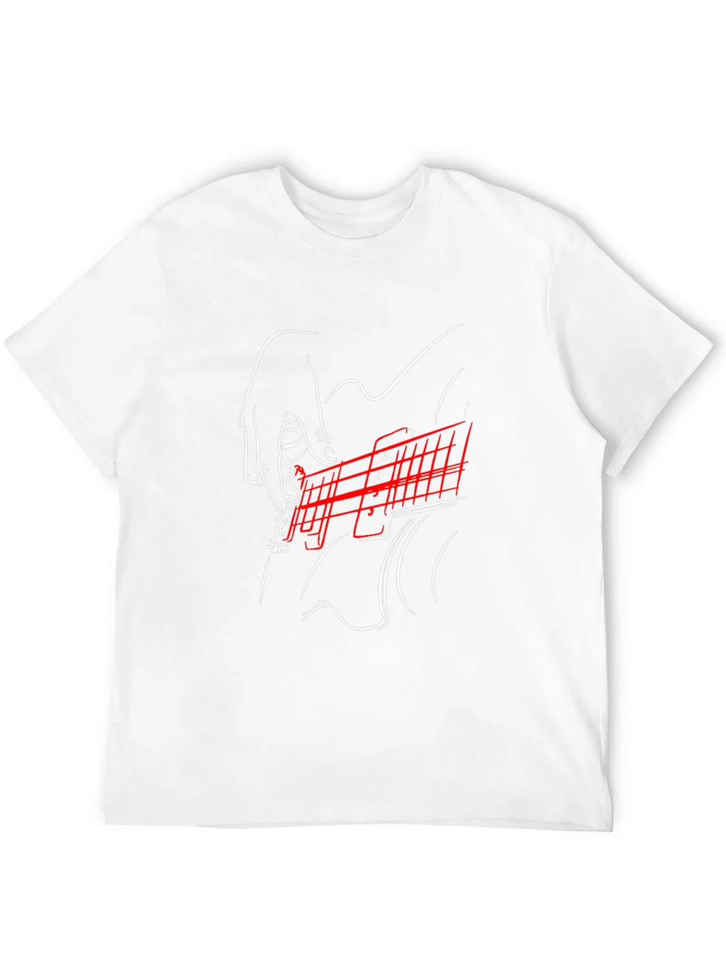 Guitar Graphic Print Black Tee product image 11