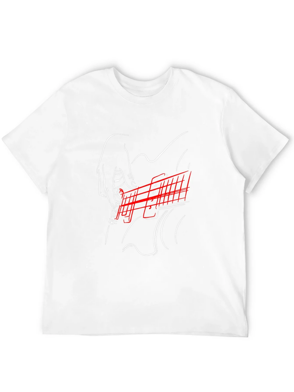 Guitar Graphic Print Black Tee product image 11