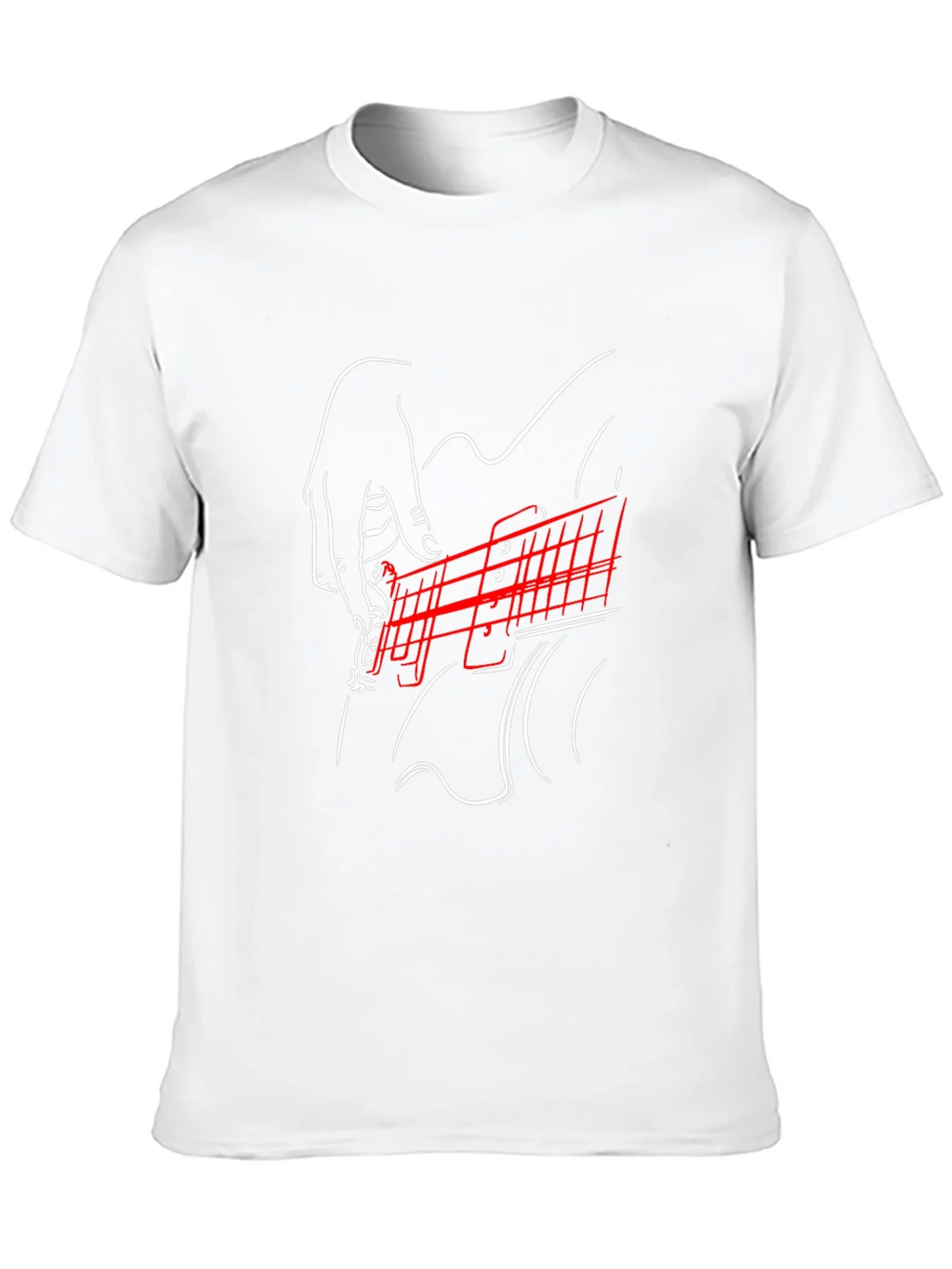 Guitar Graphic Print Black Tee product image 9