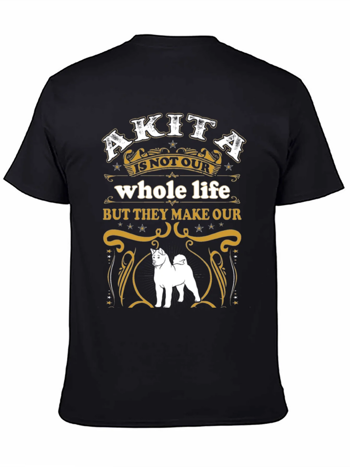 Akita Dog Lover Graphic Tee - Whole Life product image 4