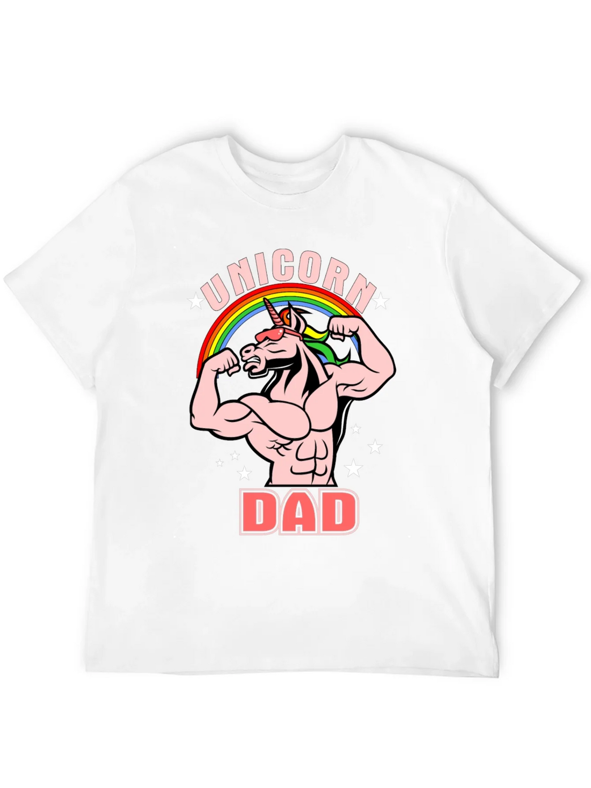 Unicorn Dad Graphic T-Shirt - Black Cotton Tee product image 11