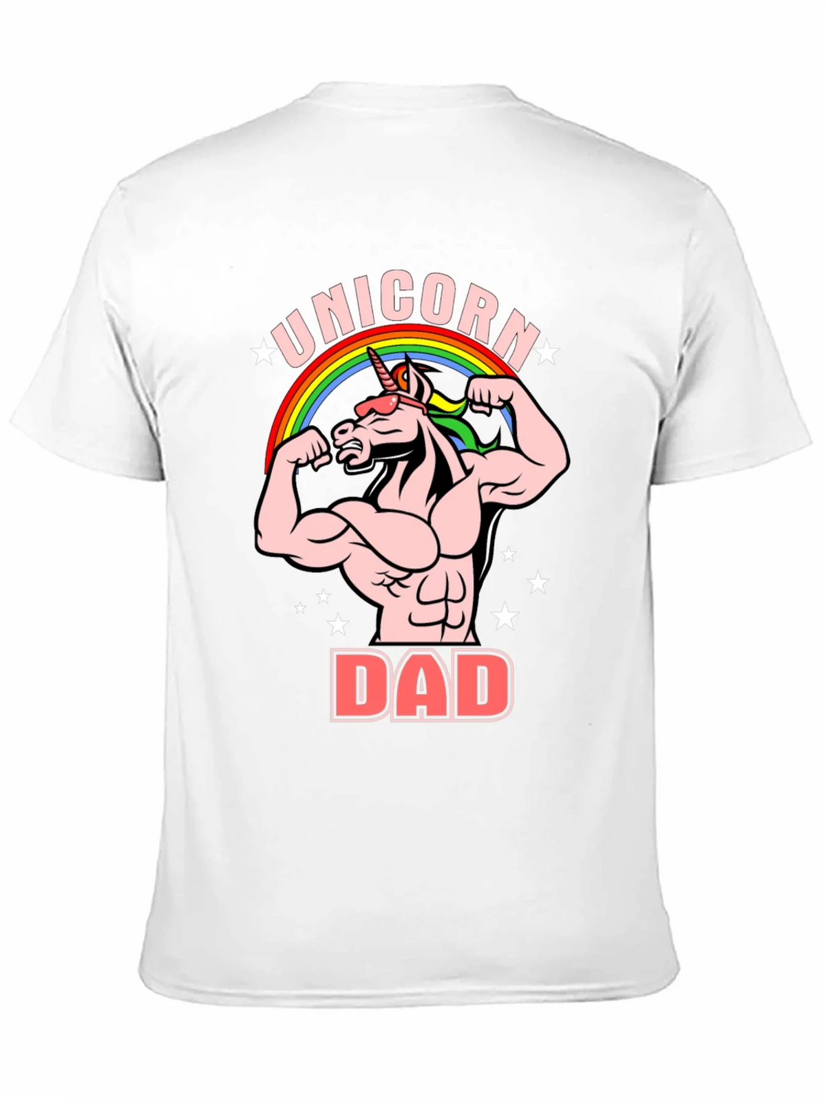Unicorn Dad Graphic T-Shirt - Black Cotton Tee product image 10