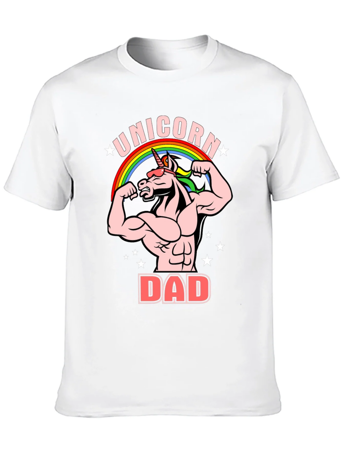 Unicorn Dad Graphic T-Shirt - Black Cotton Tee product image 9