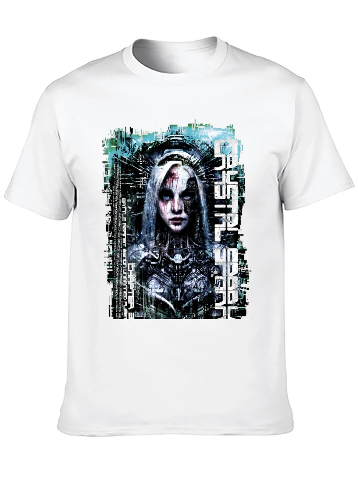 Futuristic Cyberpunk Graphic T-Shirt product image 5
