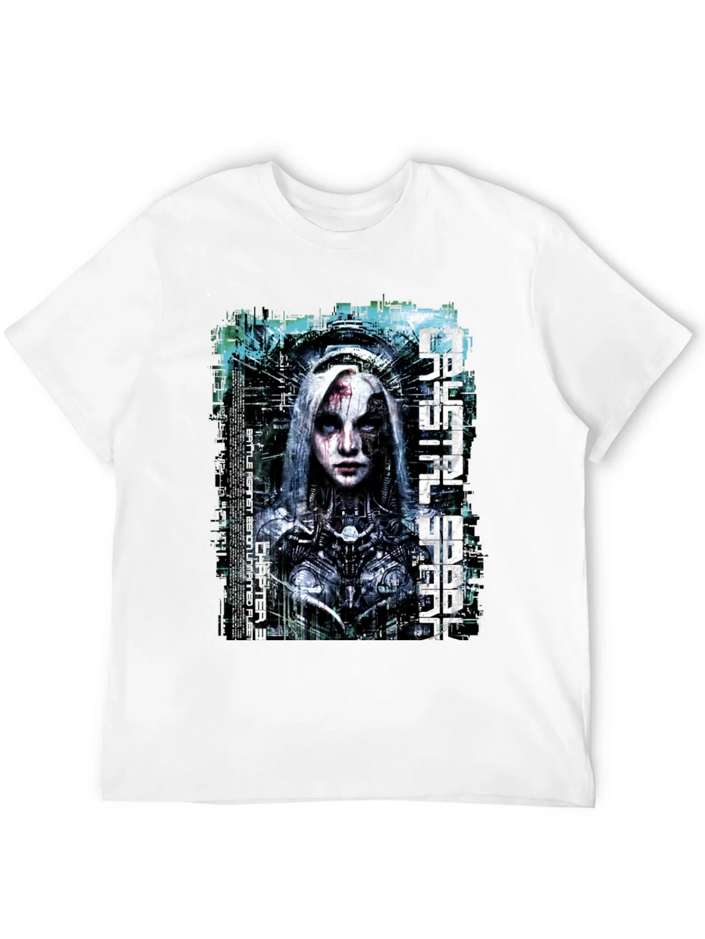 Futuristic Cyberpunk Graphic T-Shirt product image 6