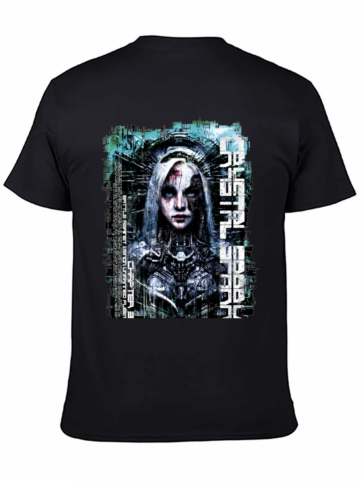 Futuristic Cyberpunk Graphic T-Shirt product image 3