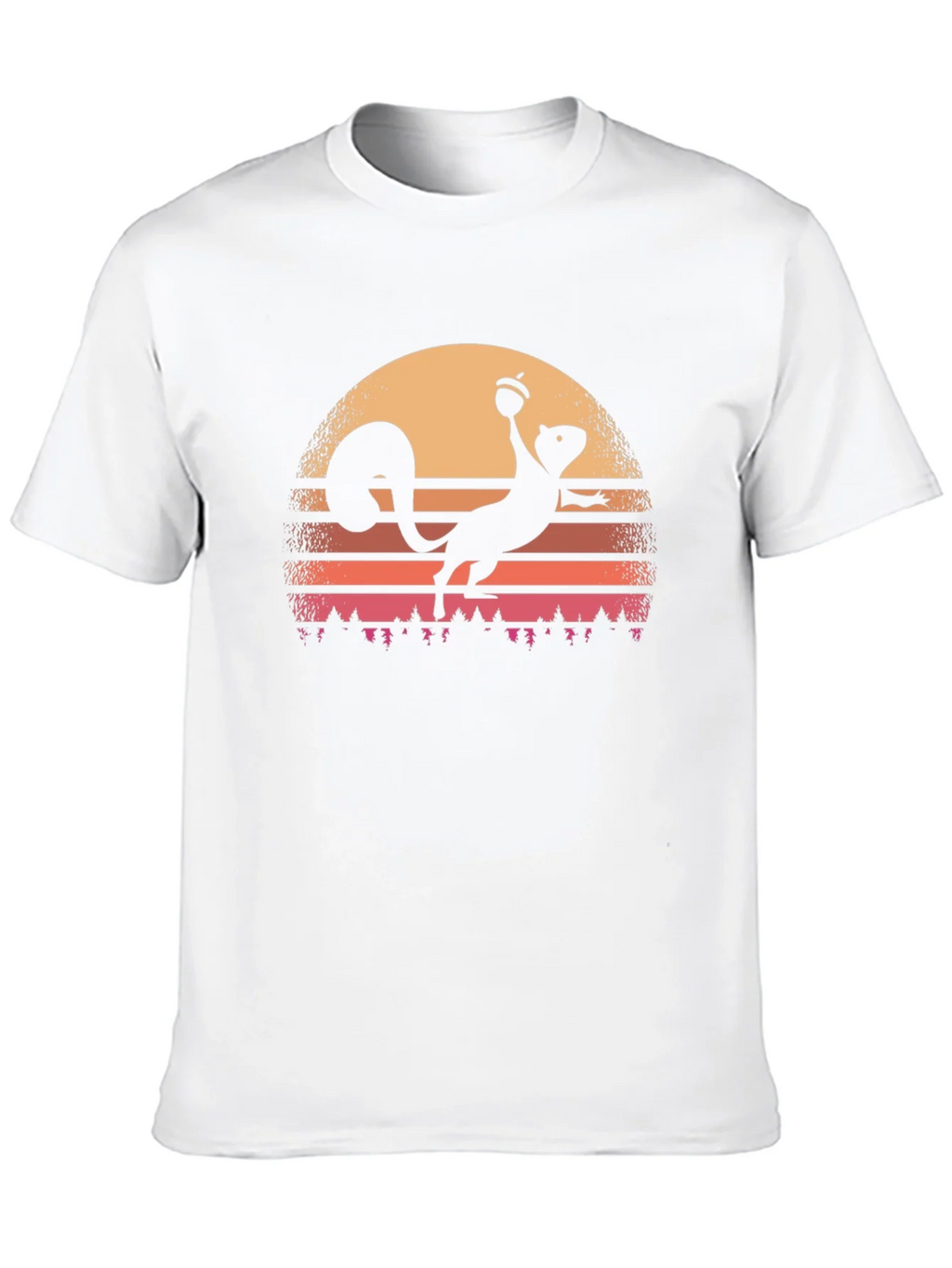 Retro Squirrel Sunset T-Shirt product image 9