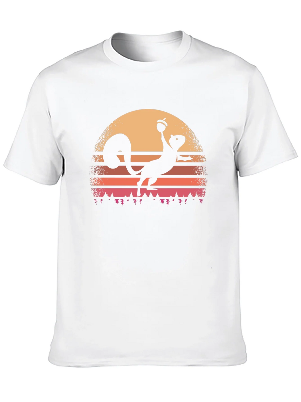 Retro Squirrel Sunset T-Shirt product image 9