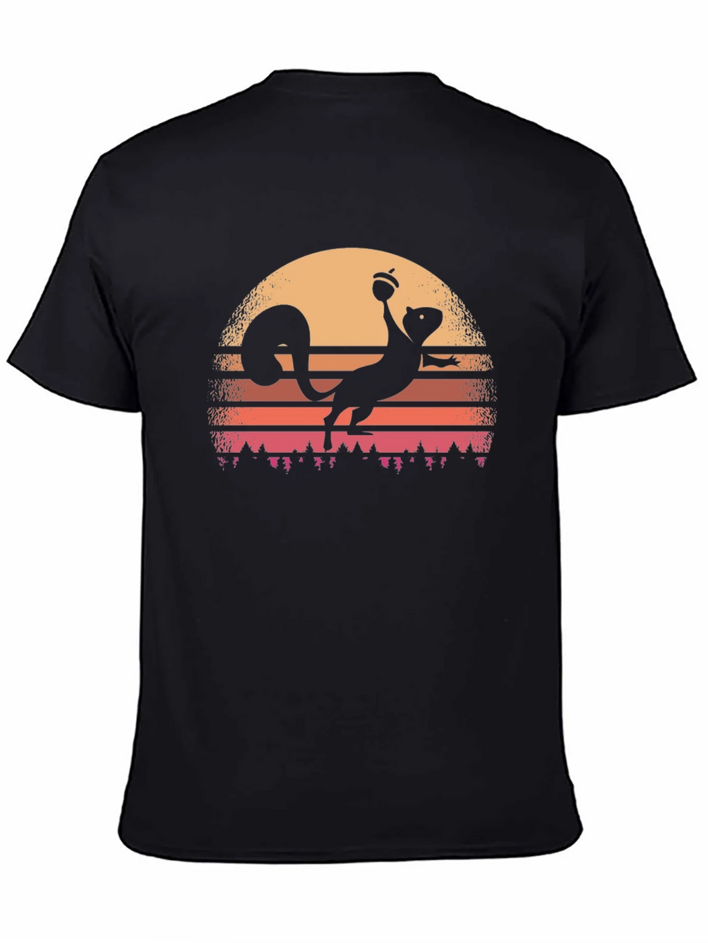 Retro Squirrel Sunset T-Shirt product image 4