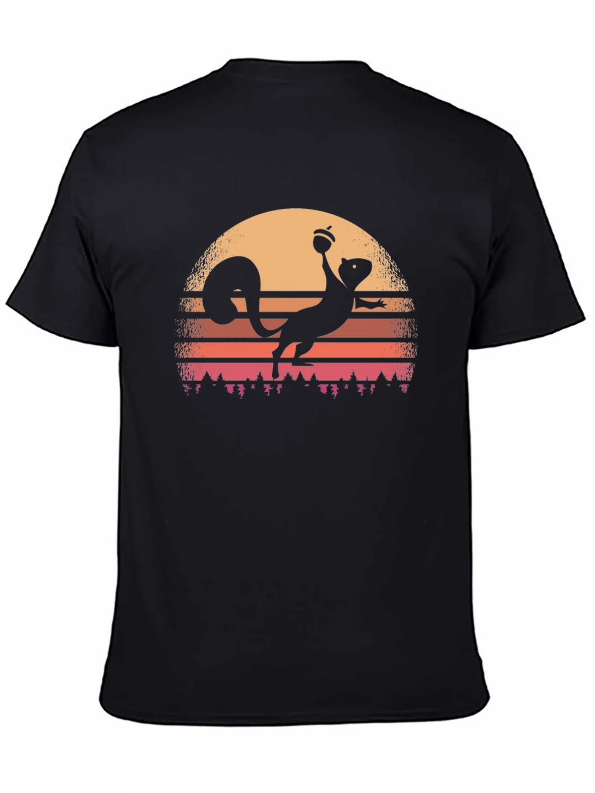Retro Squirrel Sunset T-Shirt product image 4