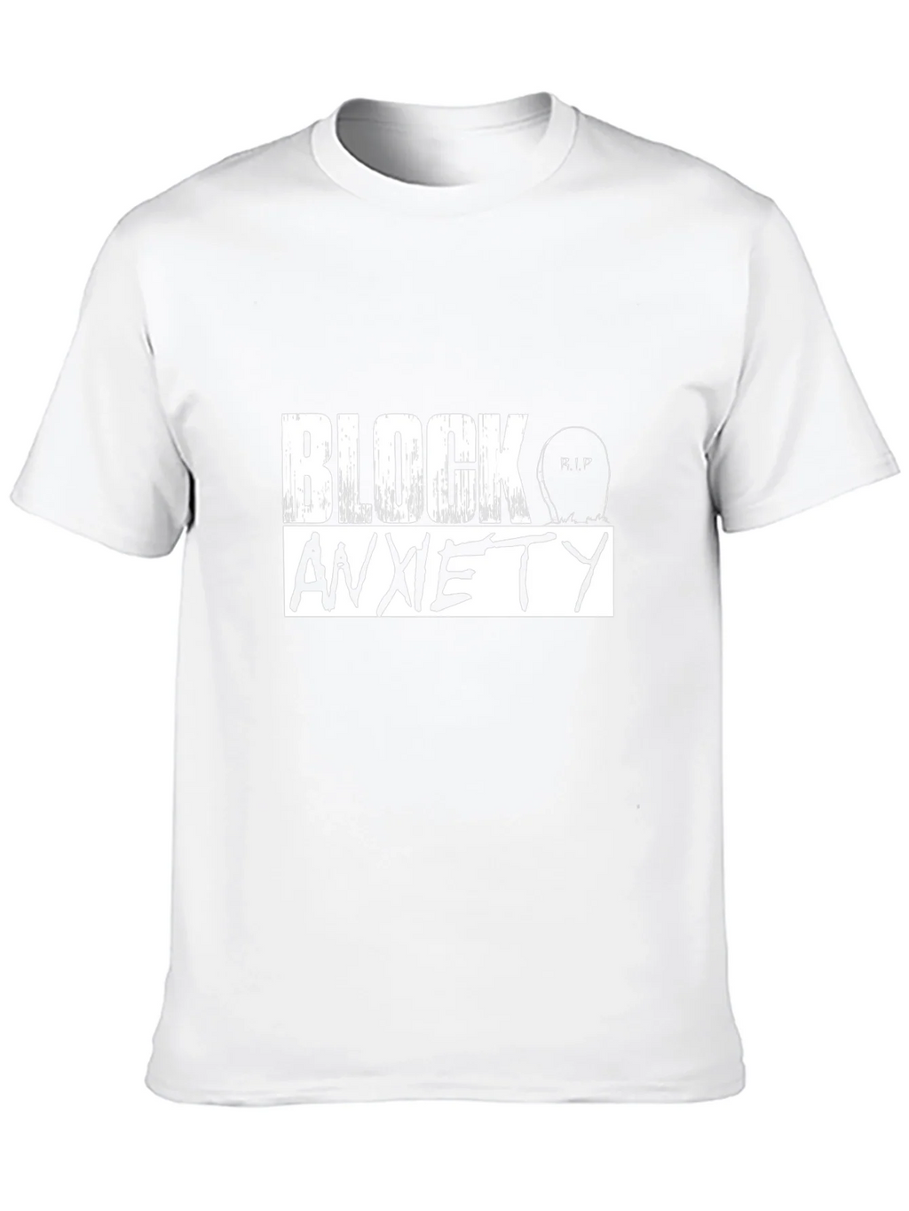 Block Anxiety Graphic T-Shirt - Unisex Cotton Tee product image 9