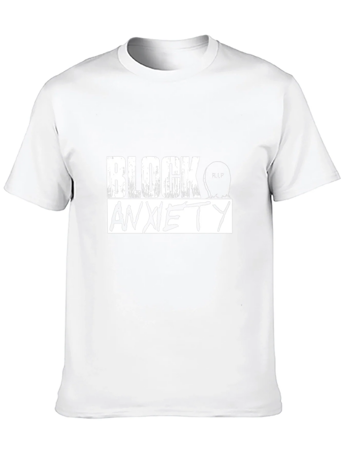 Block Anxiety Graphic T-Shirt - Unisex Cotton Tee product image 9