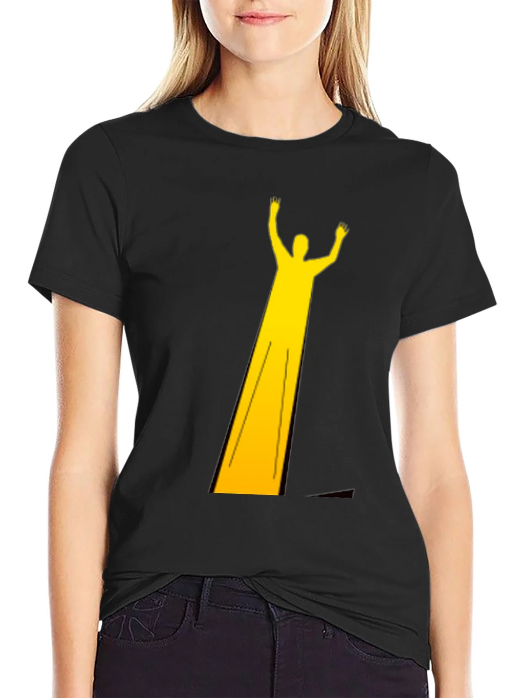 Golden Figure Black Tee - Modern Graphic T-Shirt product image 2