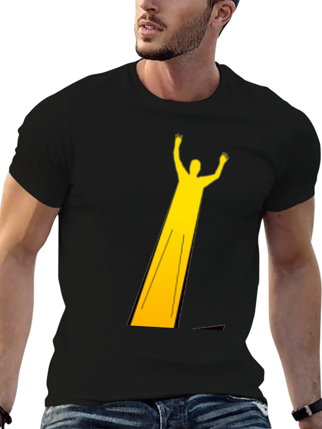 Golden Figure Black Tee - Modern Graphic T-Shirt product image 6