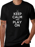 Keep Calm and Play Hockey T-Shirt product image 1