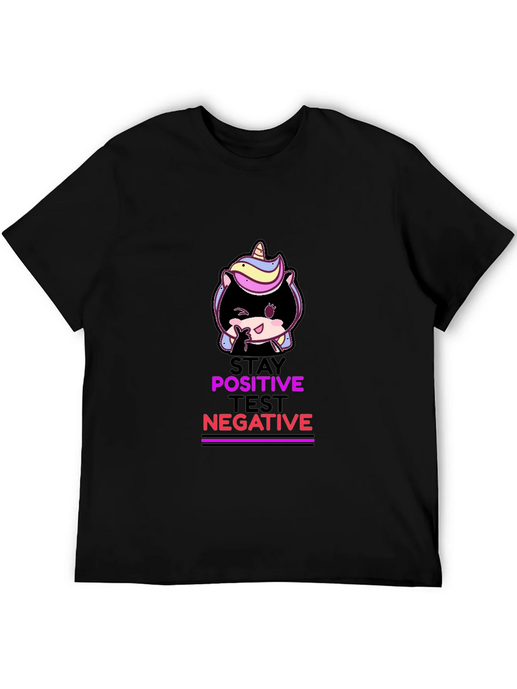Stay Positive Test Negative Graphic T-Shirt product image 5