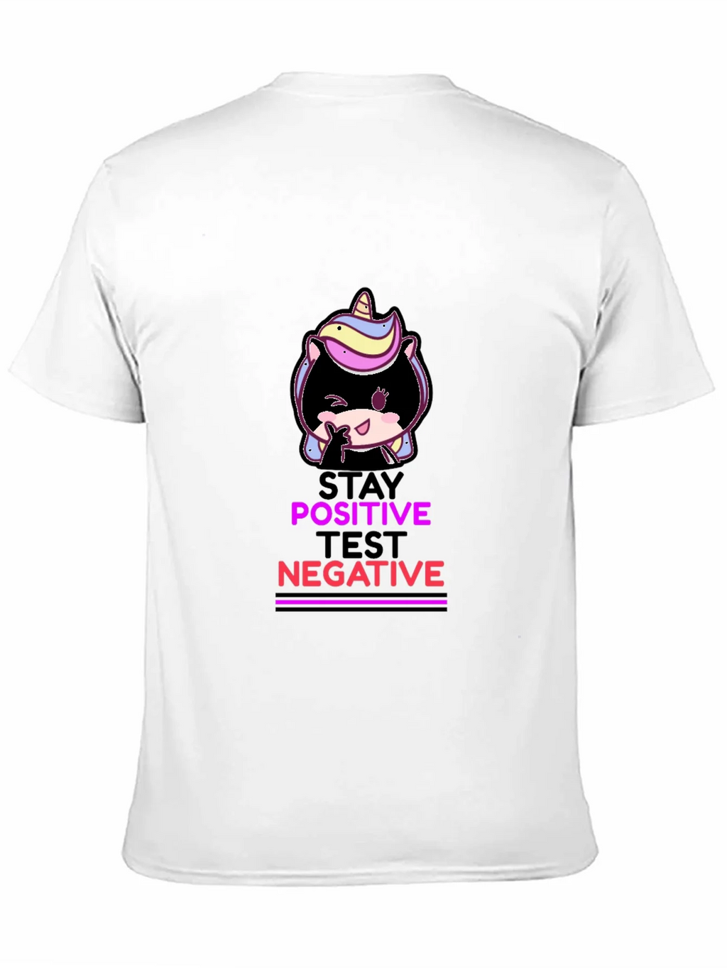 Stay Positive Test Negative Graphic T-Shirt product image 10