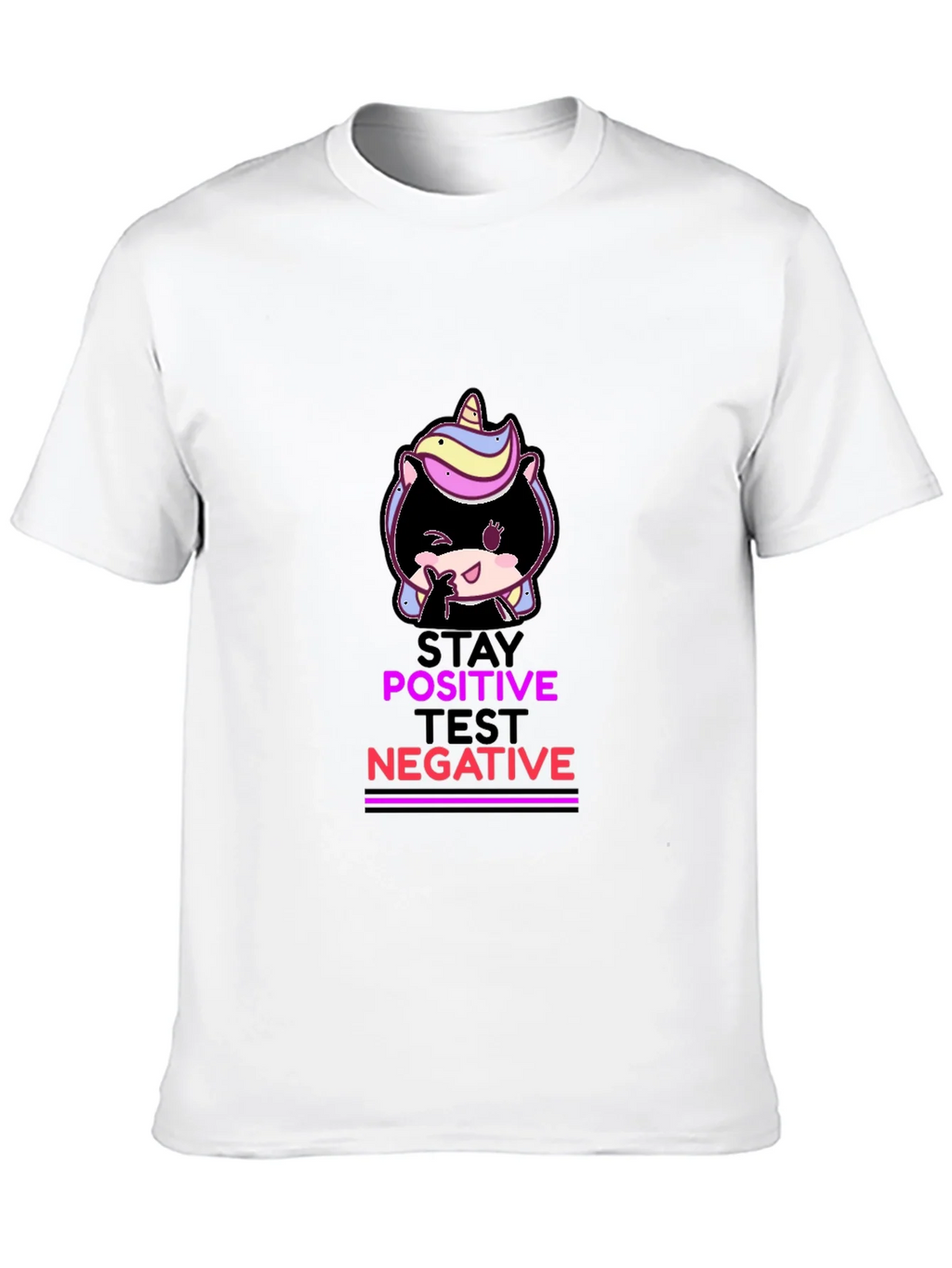 Stay Positive Test Negative Graphic T-Shirt product image 9