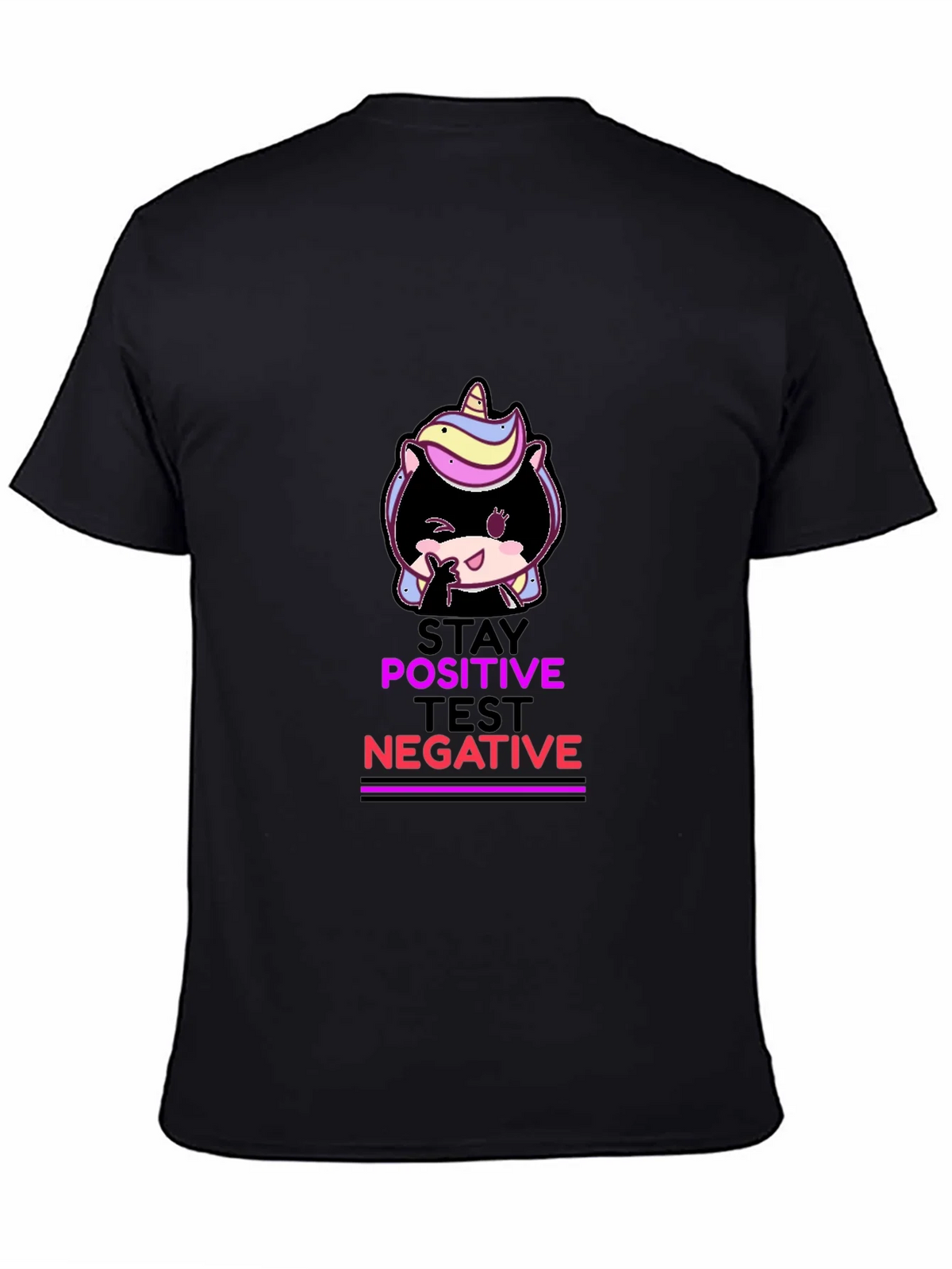 Stay Positive Test Negative Graphic T-Shirt product image 4