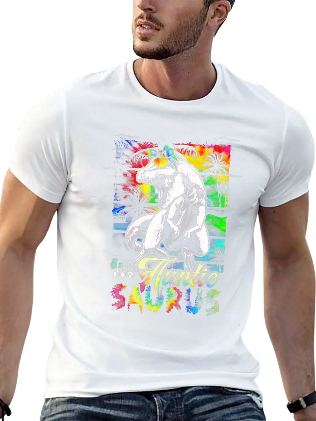 Auntie Saurus Rex Black T-Shirt product image 12