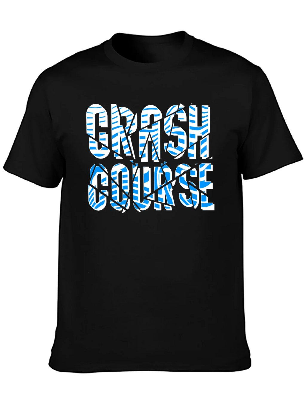 Crash Course Graphic Print Black T-Shirt product image 3