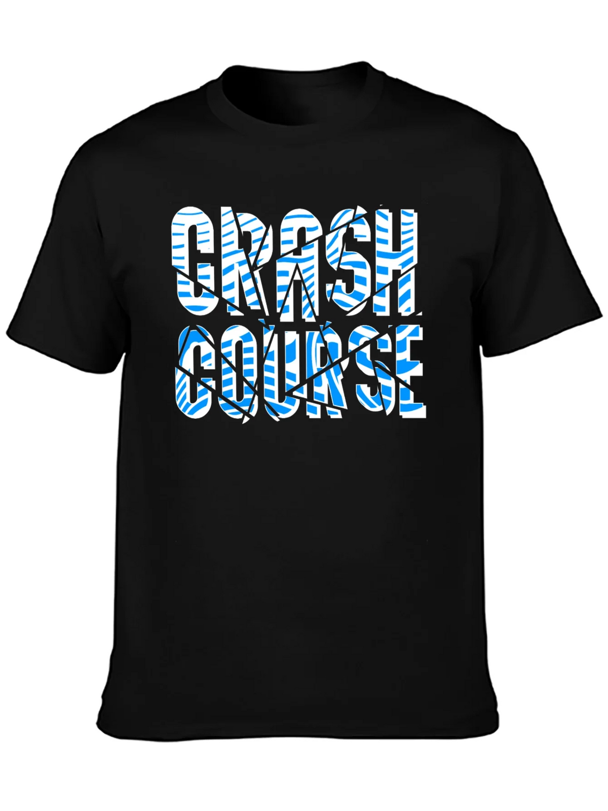 Crash Course Graphic Print Black T-Shirt product image 3
