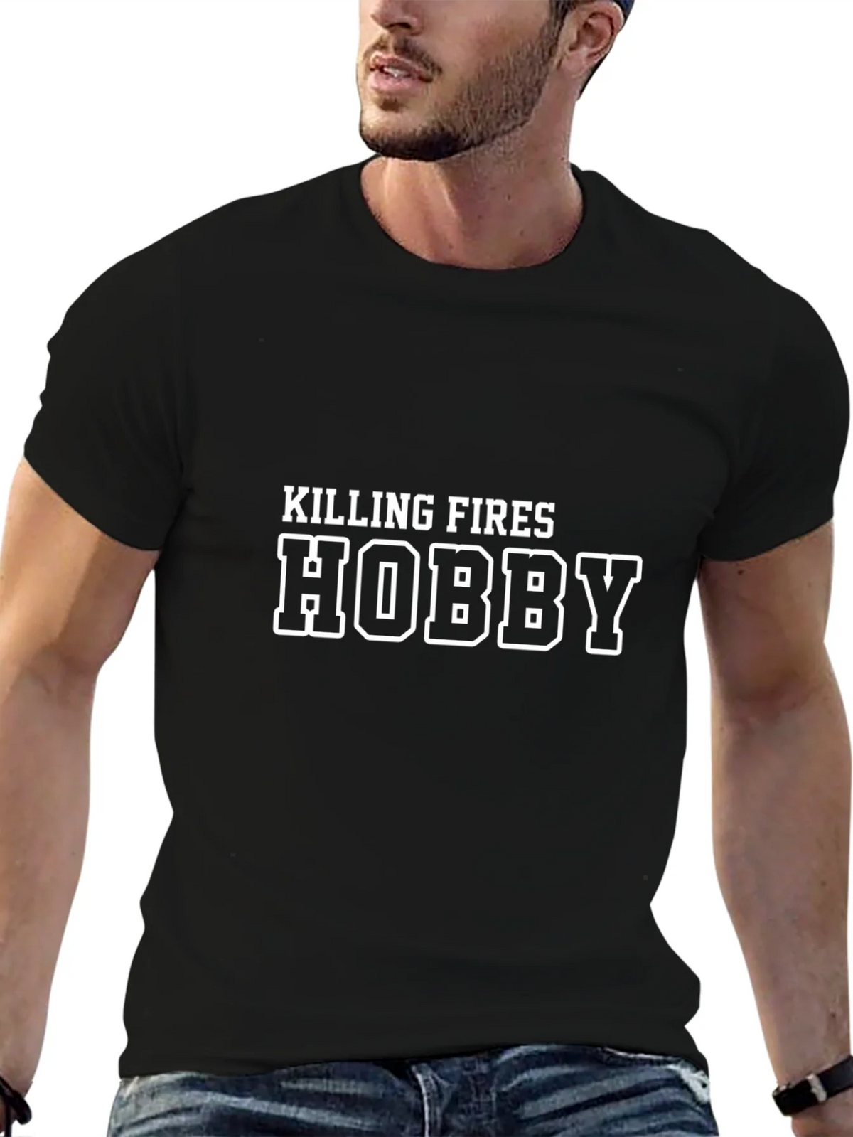 Killing Fires Hobby Graphic T-Shirt - Black product image 6
