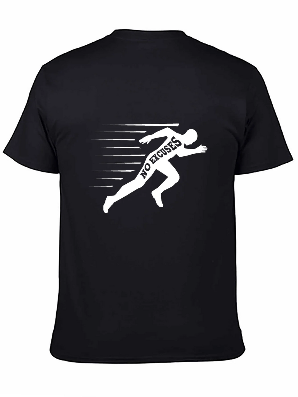 No Excuses Runner Graphic T-Shirt - Black product image 4