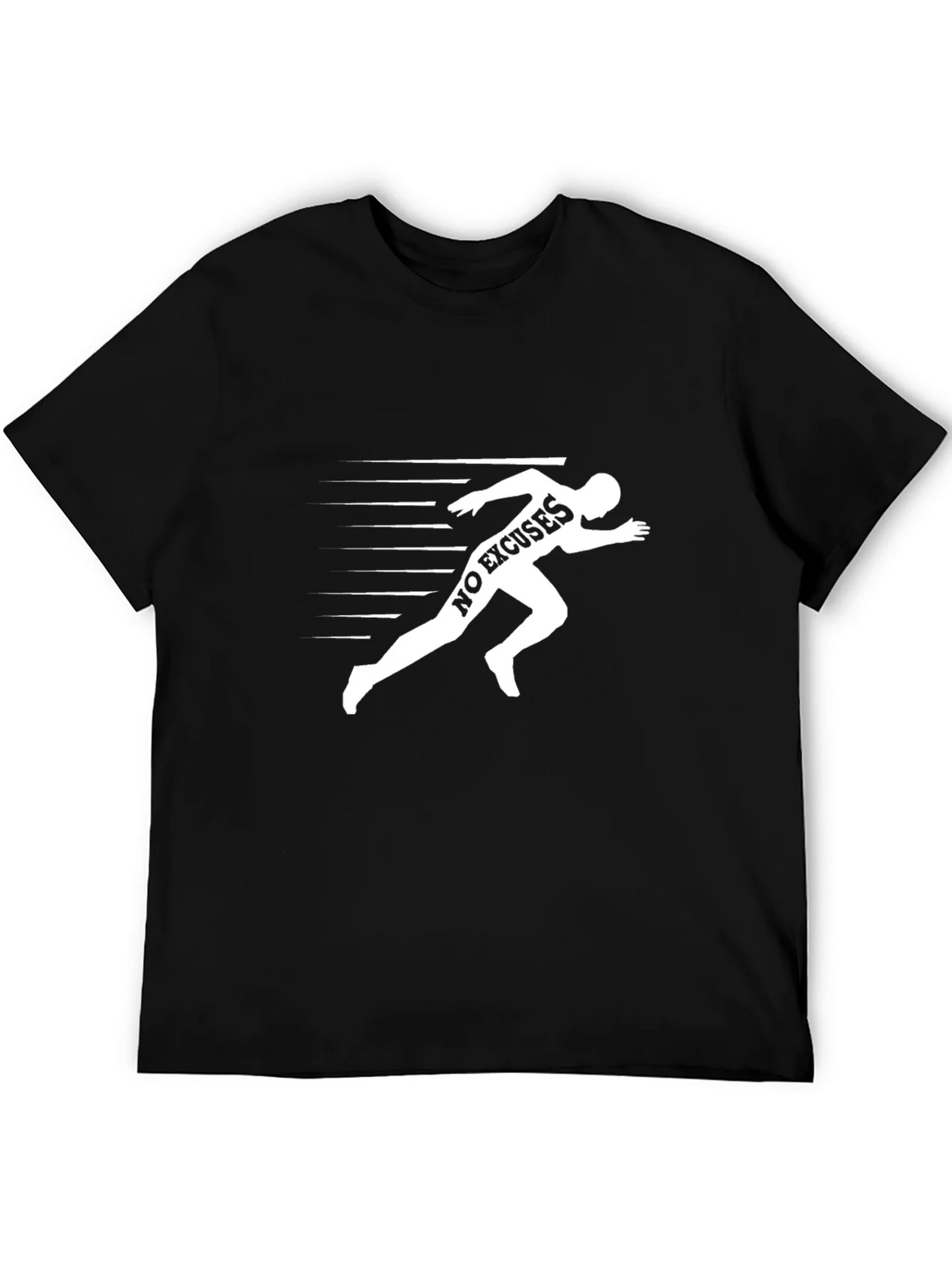 No Excuses Runner Graphic T-Shirt - Black product image 5