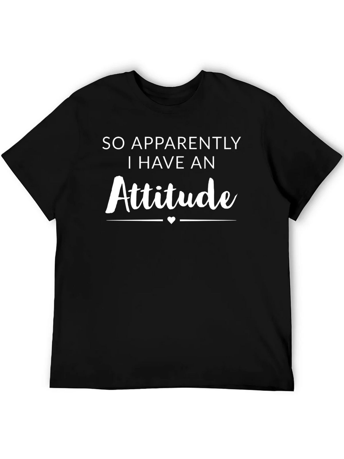 Attitude Graphic T-Shirt - Black product image 5