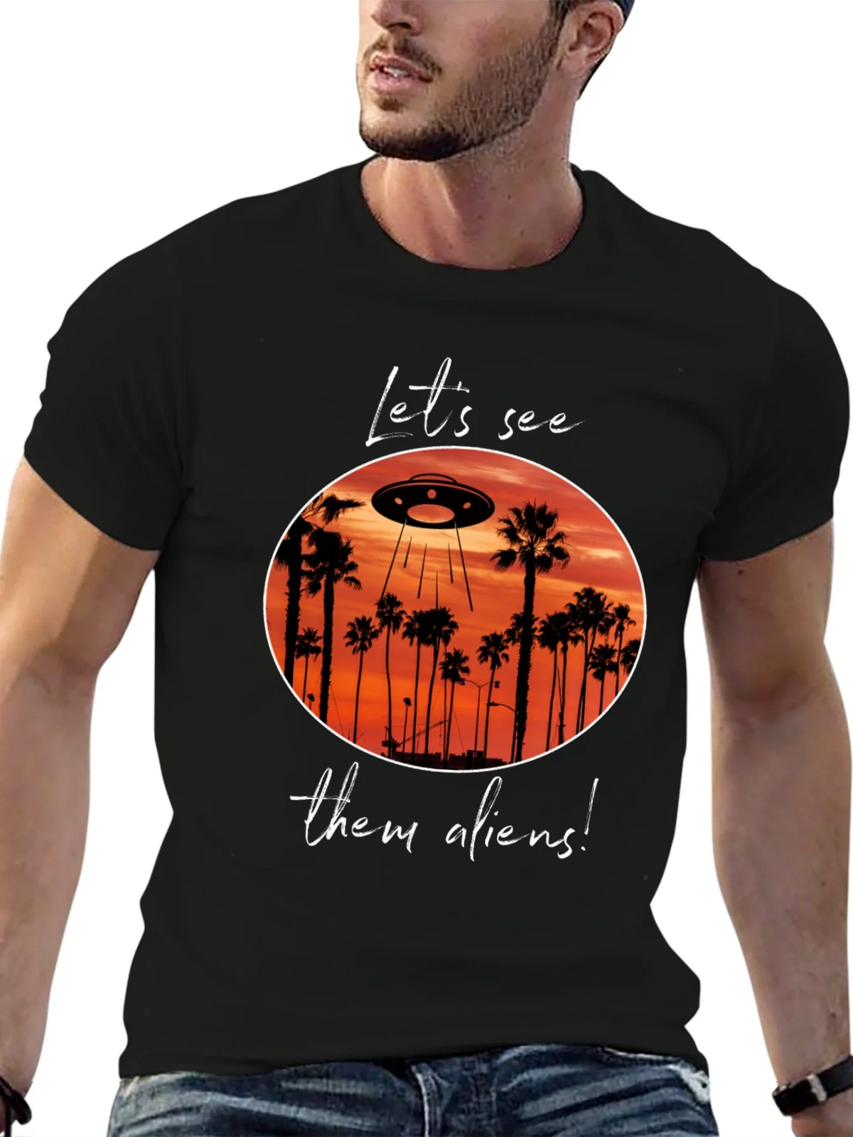 Lets See Them Aliens Graphic Tee product image 5