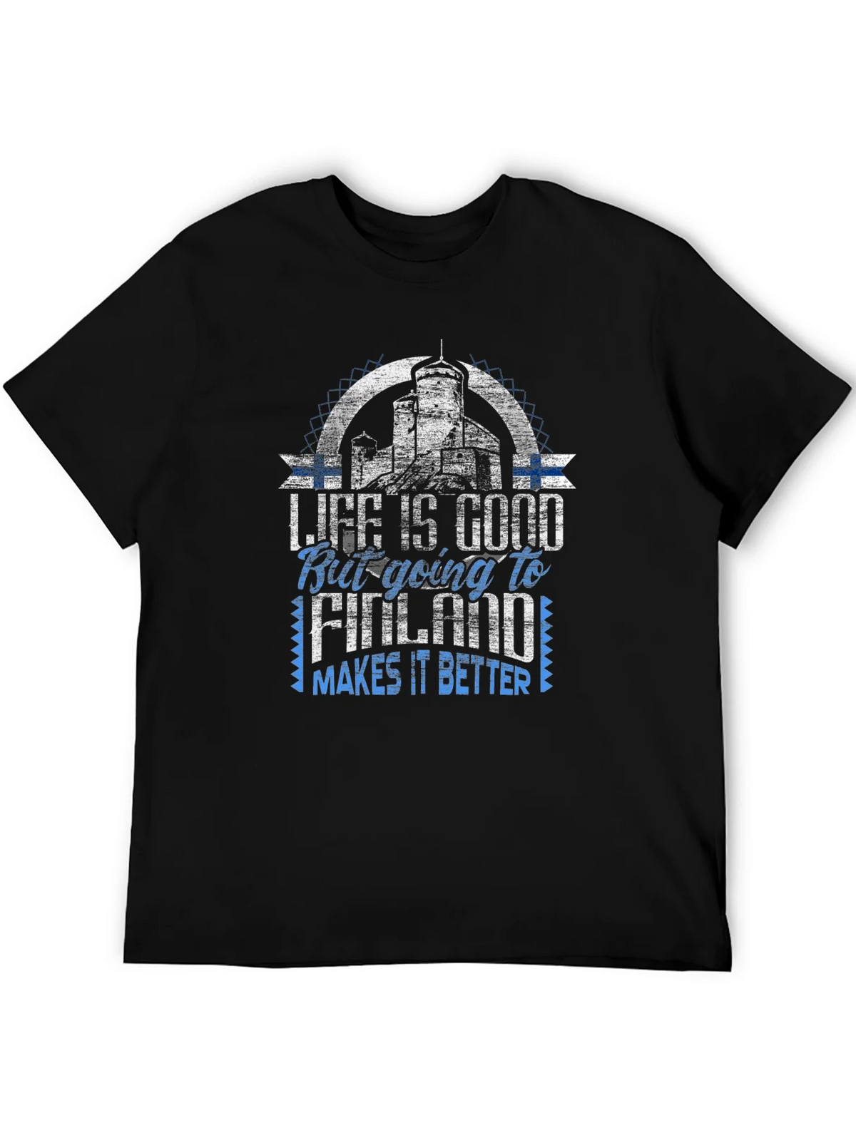 Life is Good Going to Finland T-Shirt product image 5