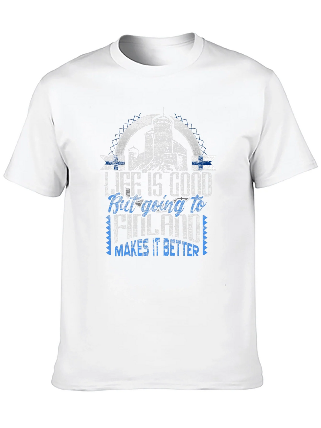 Life is Good Going to Finland T-Shirt product image 9