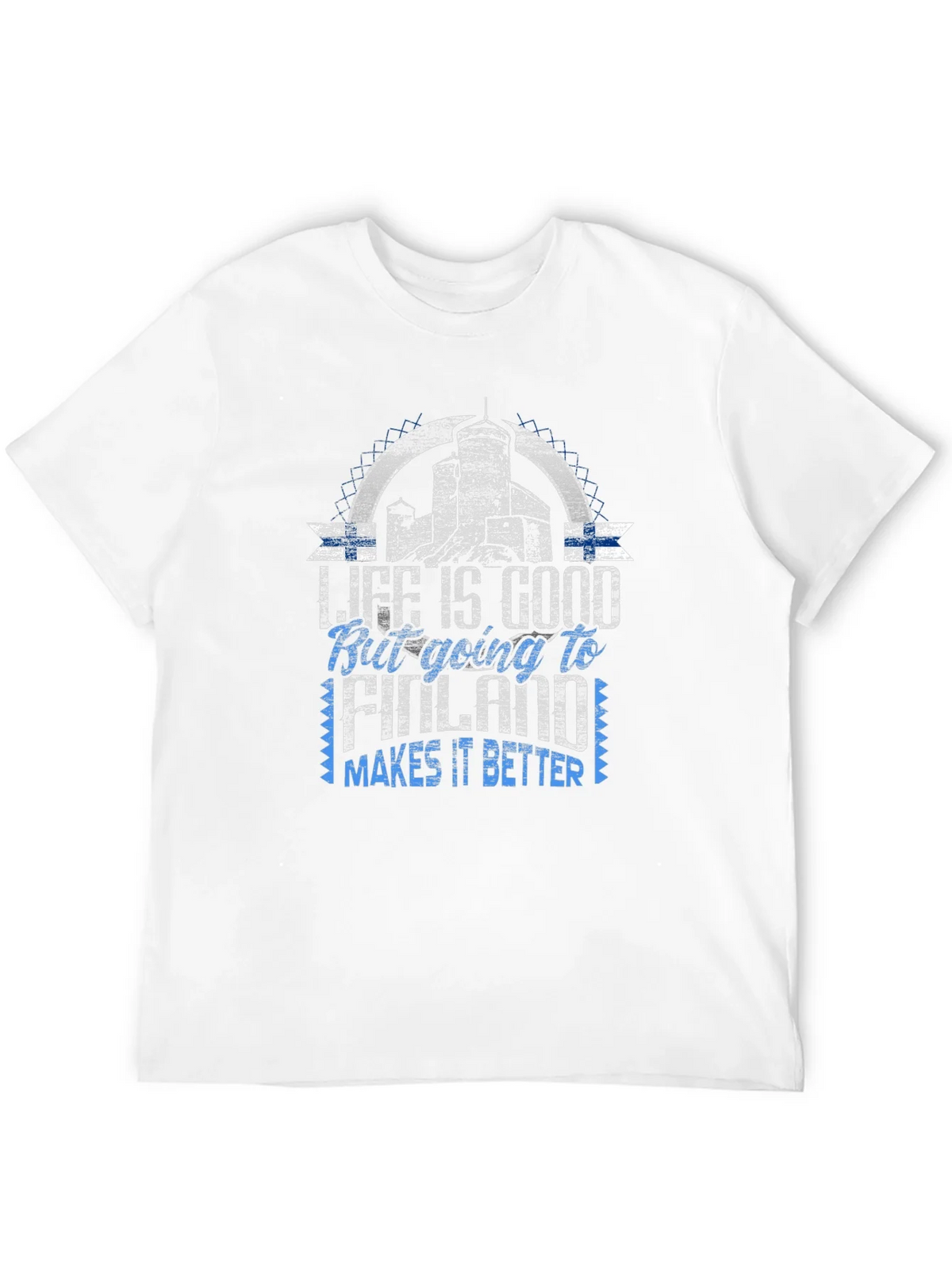 Life is Good Going to Finland T-Shirt product image 11