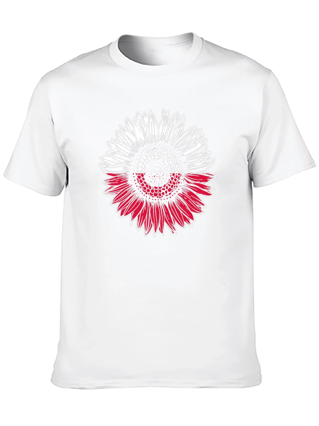 Poland Flag Sunflower Graphic T-Shirt product image 9