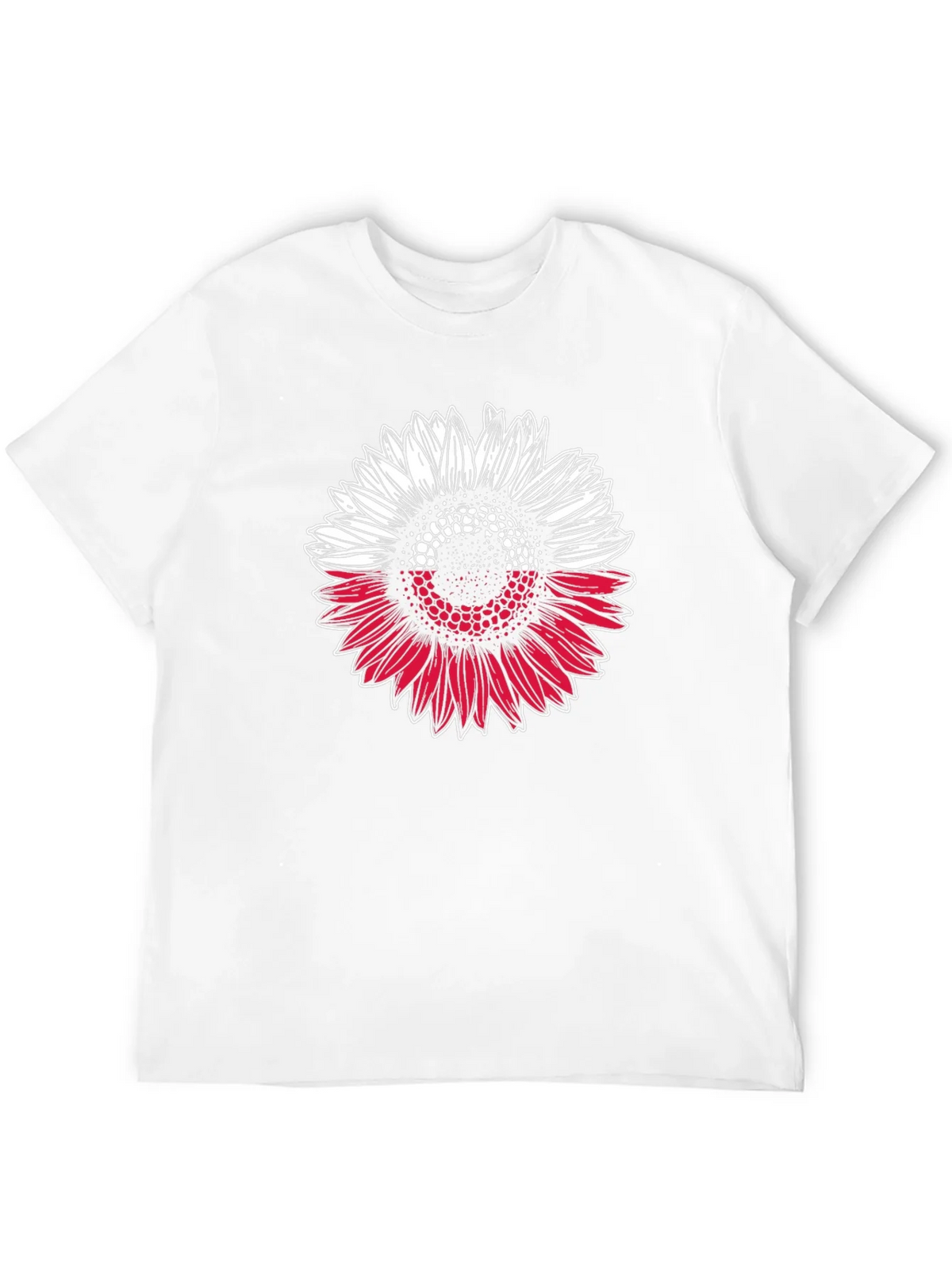 Poland Flag Sunflower Graphic T-Shirt product image 11