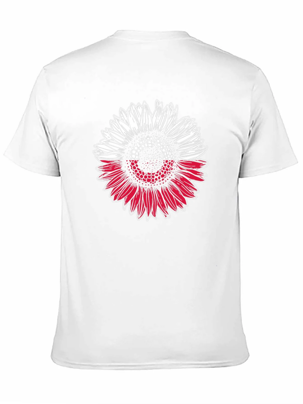 Poland Flag Sunflower Graphic T-Shirt product image 10
