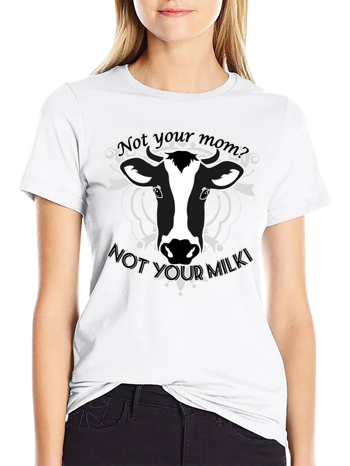 Vegan Cow T-Shirt - Not Your Mom Milk! product image 8