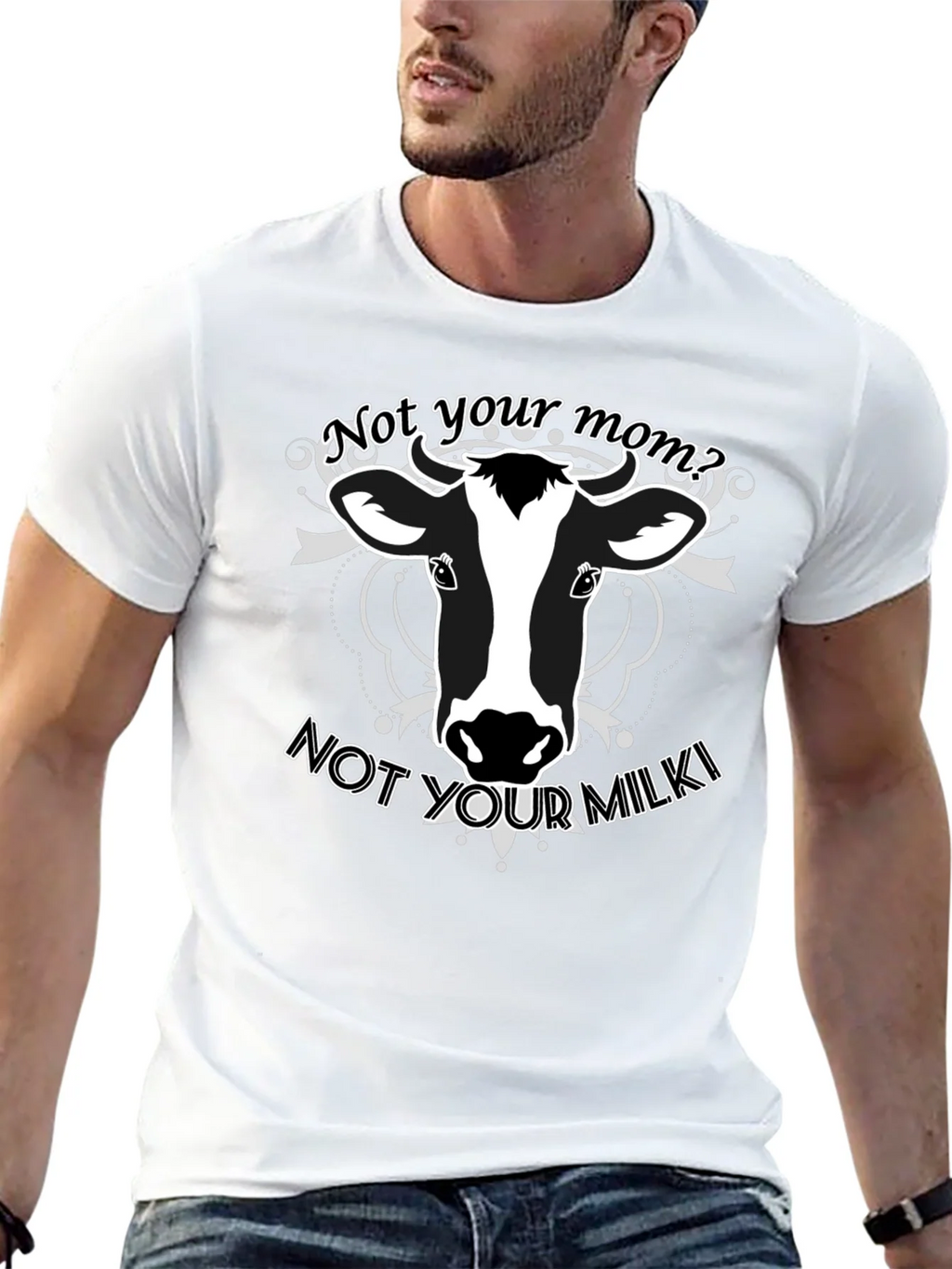 Vegan Cow T-Shirt - Not Your Mom Milk! product image 12