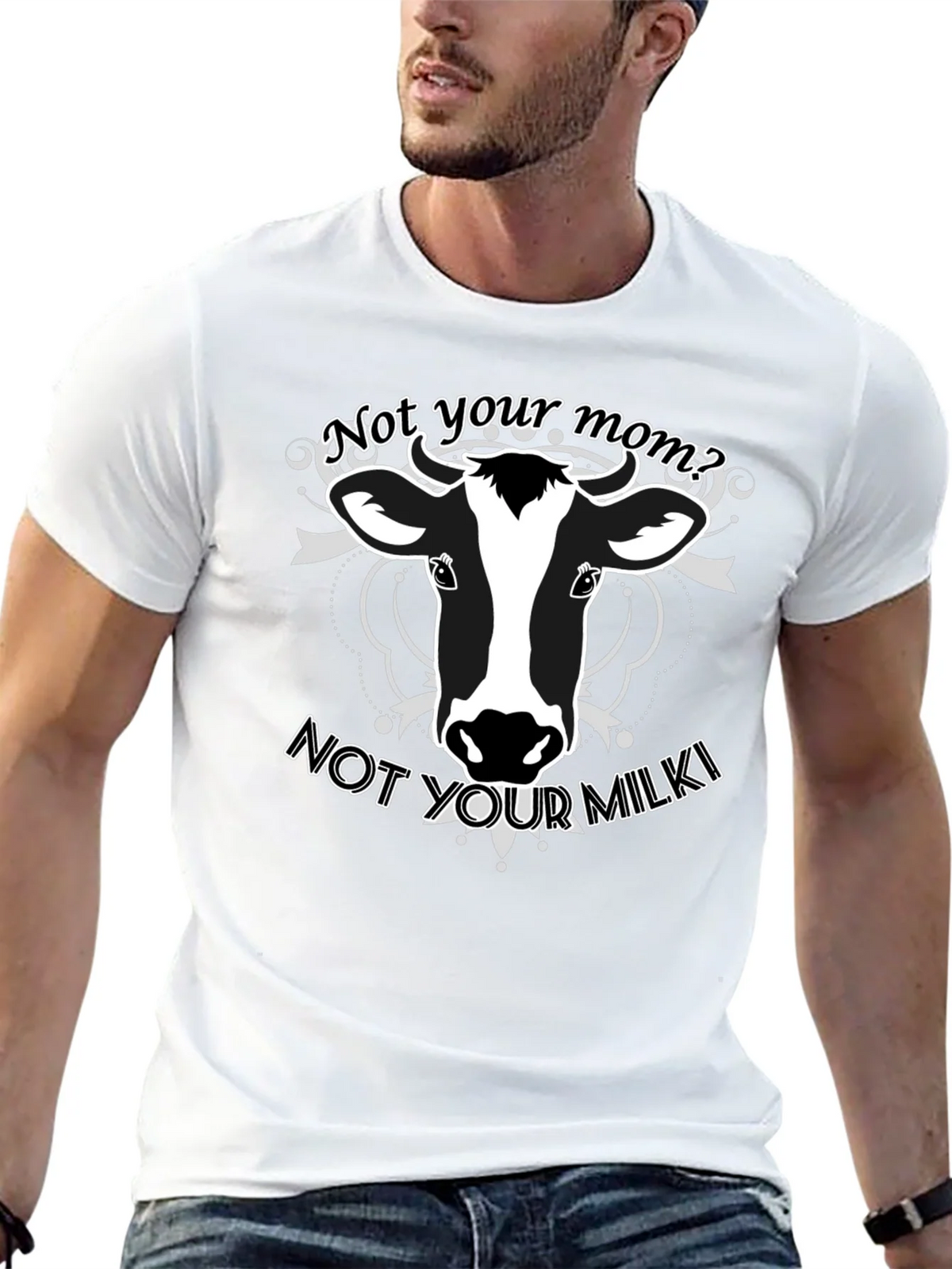 Vegan Cow T-Shirt - Not Your Mom Milk! product image 12