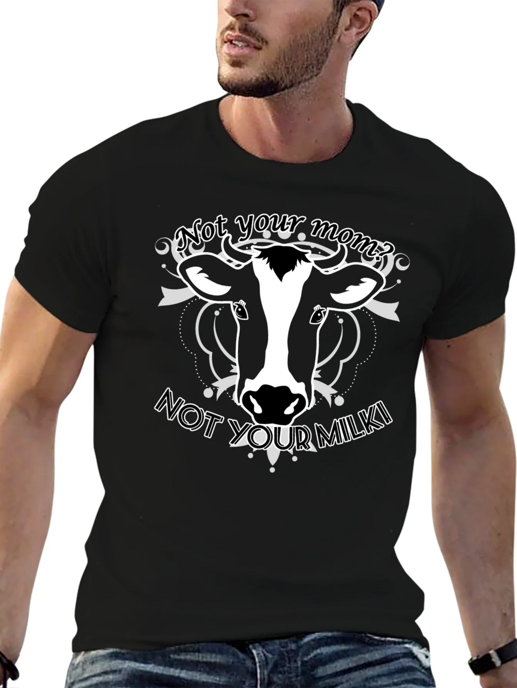 Vegan Cow T-Shirt - Not Your Mom Milk! product image 6