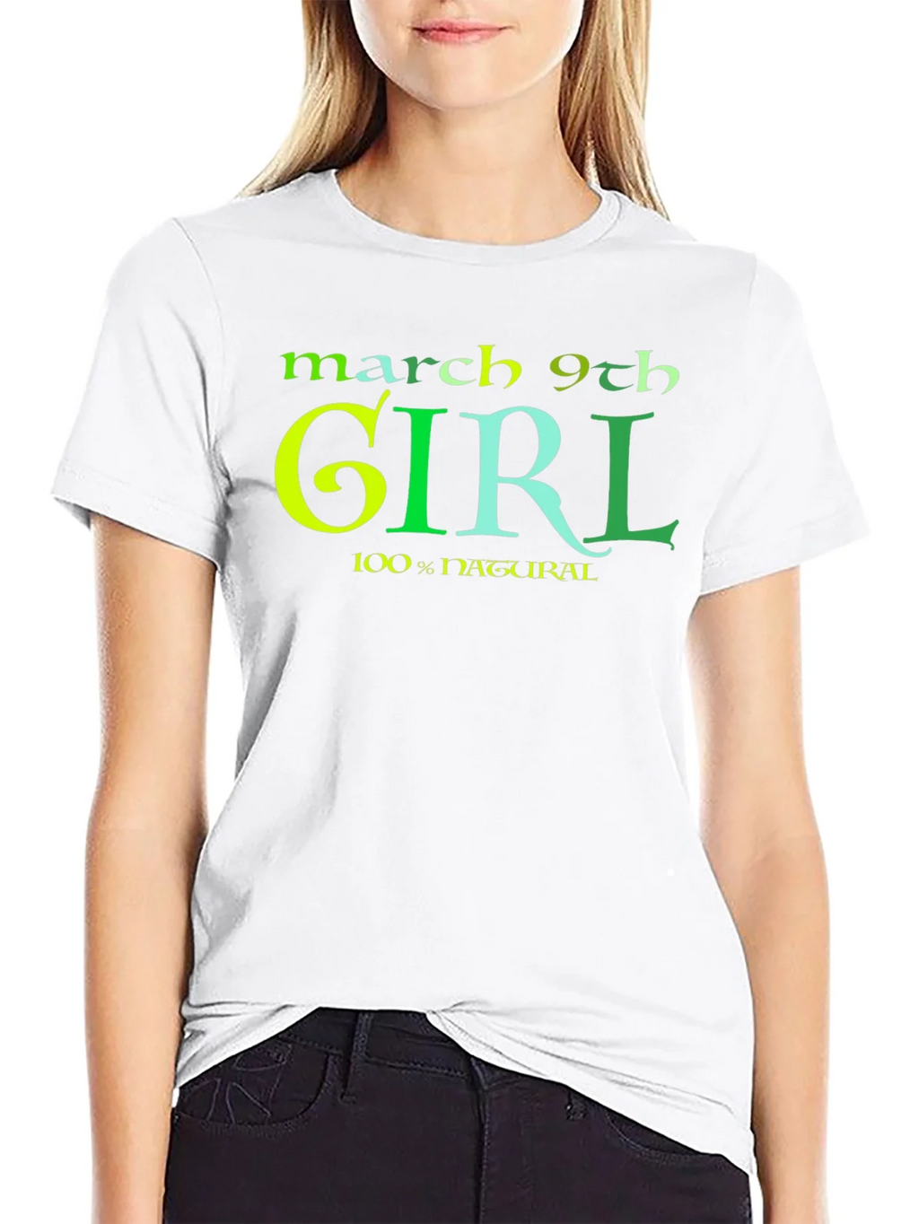 March 9th Girl T-Shirt - Black product image 8