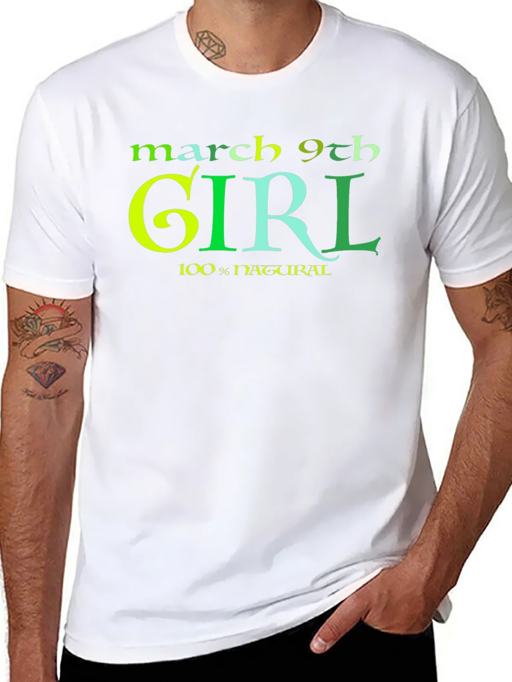 March 9th Girl T-Shirt - Black product image 7