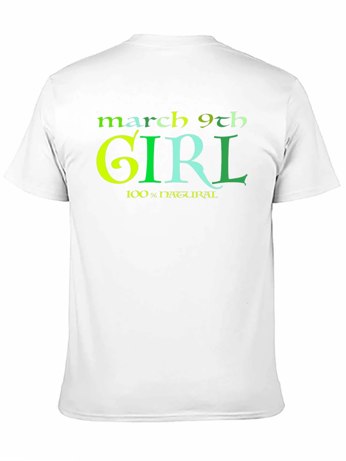 March 9th Girl T-Shirt - Black product image 10