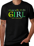 March 9th Girl T-Shirt - Black product image 1