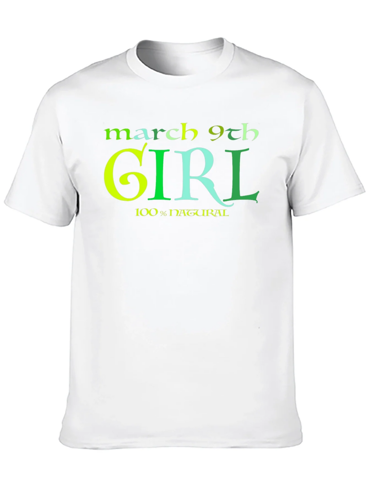 March 9th Girl T-Shirt - Black product image 9