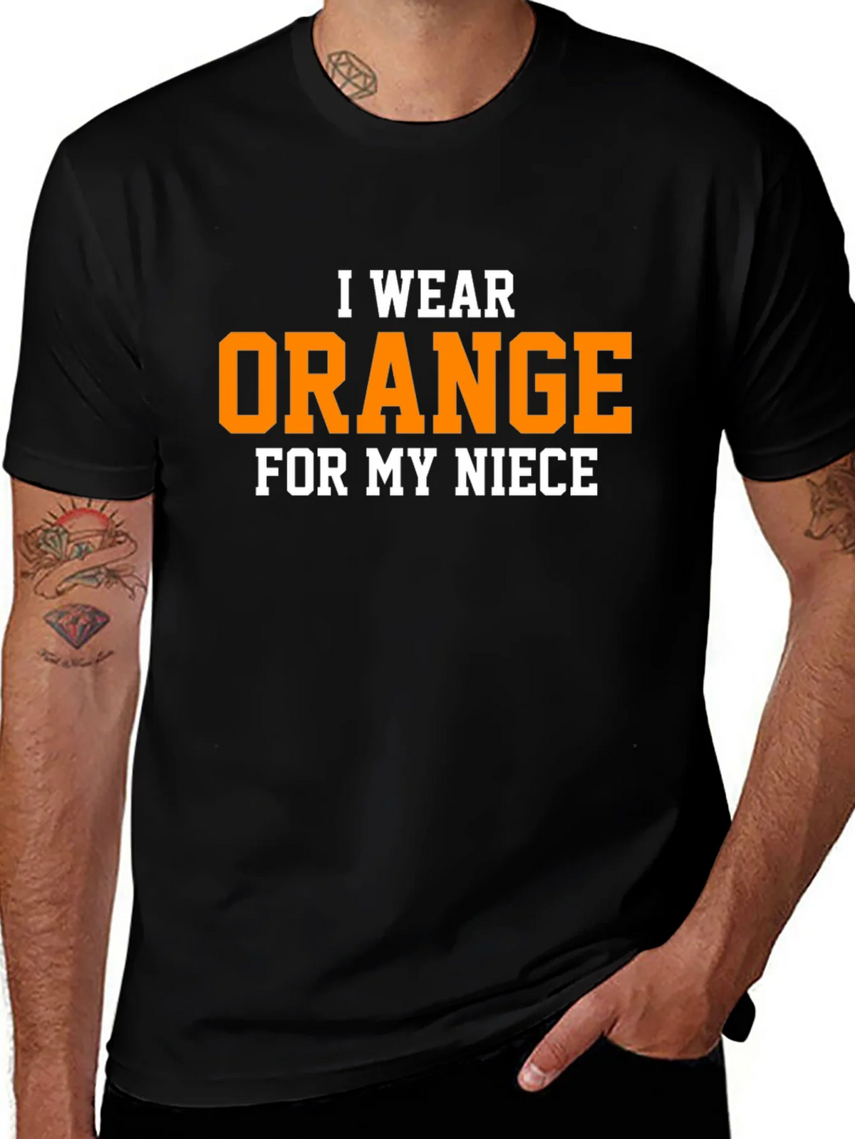 I Wear Orange For My Niece T-Shirt product image 1