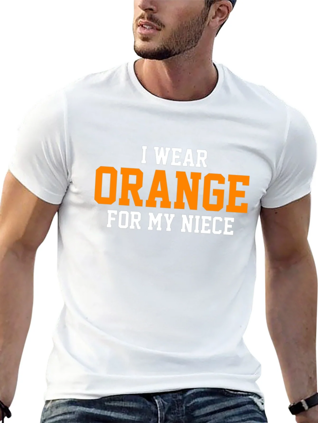 I Wear Orange For My Niece T-Shirt product image 12