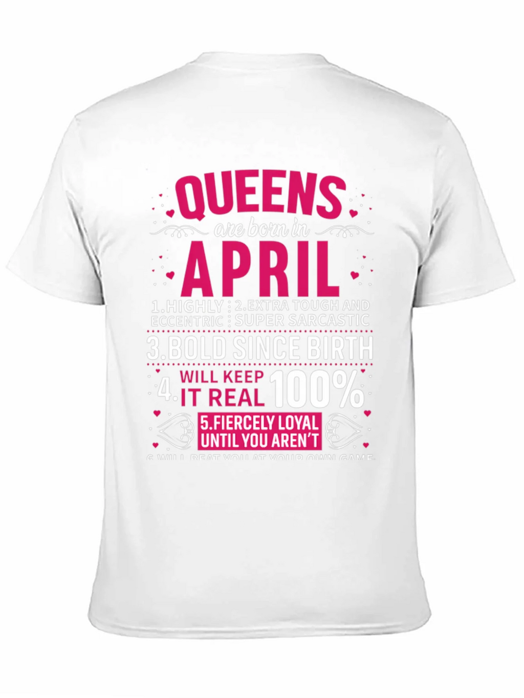 Queens Born in April T-Shirt product image 10